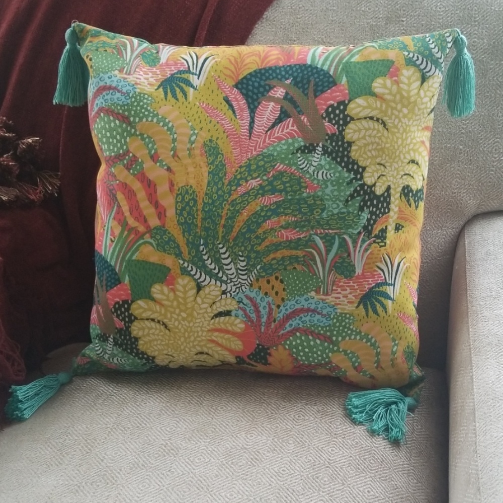 Floral Decorative Pillow